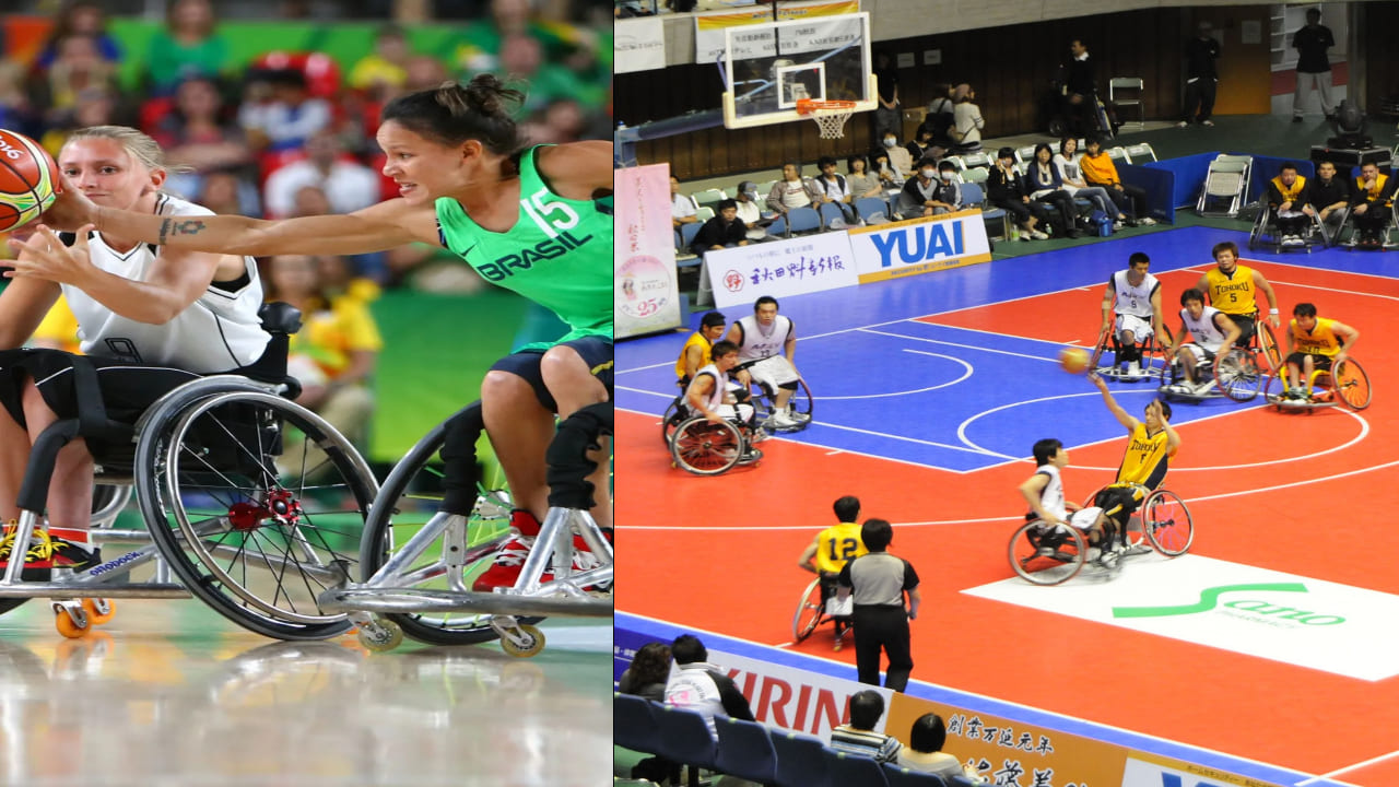 Wheelchair basketball Paralympics is the best sport in the world.