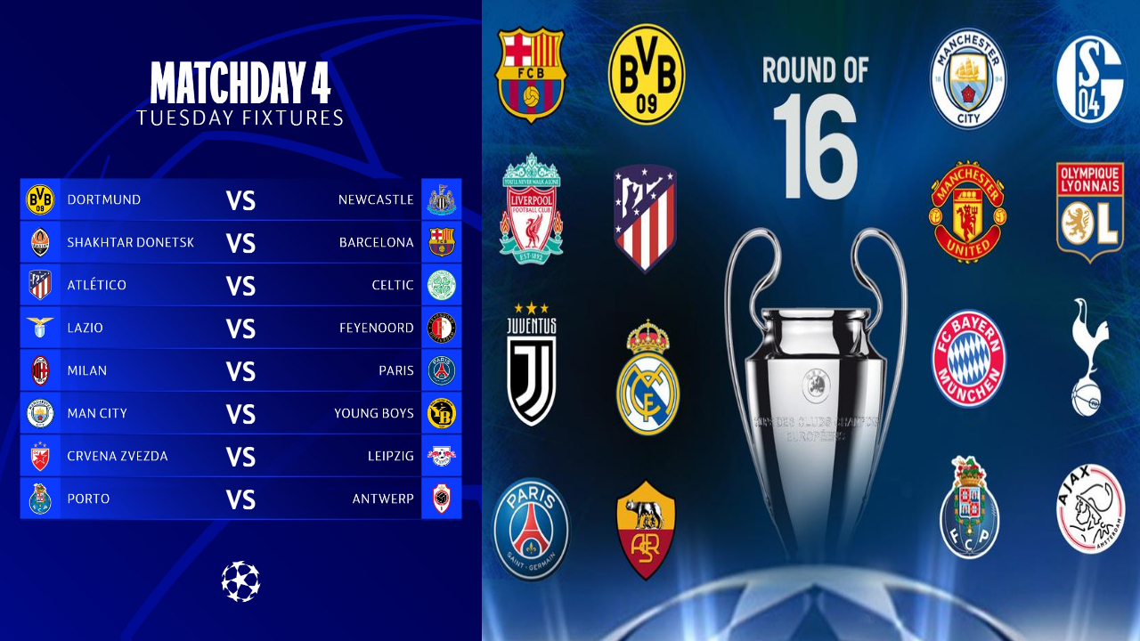 Champions League Fixtures 2024